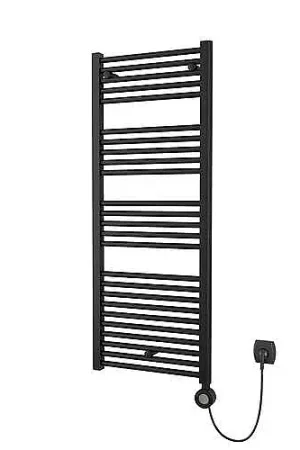 Masterwatt Calor V2 elektrische radiator 1352x500mm 700W mat zwart RAL9005 300200030 Populair